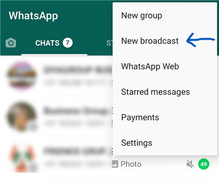 send a message to multiple groups at once