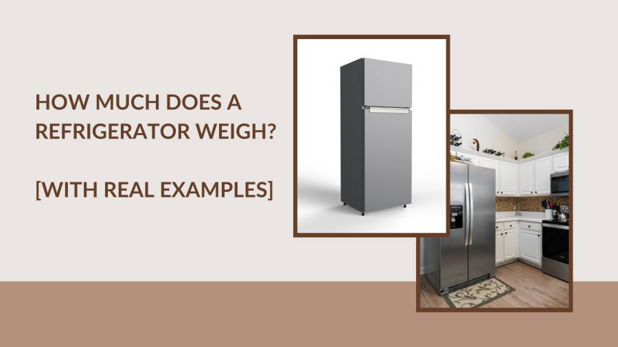 how much does a refrigerator weigh